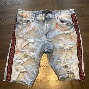 Jordan Craig Legacy Edition Jean Shorts Men Size 38W